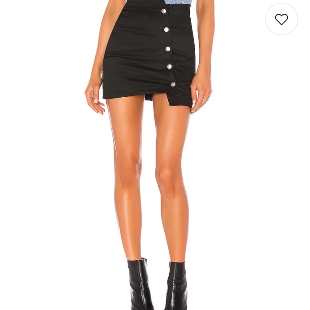 Revolve super down skirt